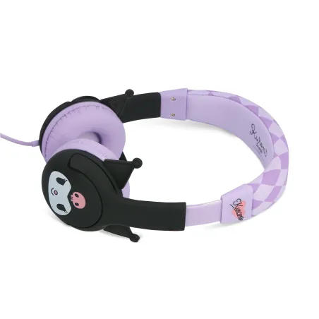 KUROMI KINDER-KOPFHÖRER MIT KABEL, LAUTSTÄRKEBEGRENZT, OFFIZIELL LIZENZIERT KUROMI - The Shop Gamer