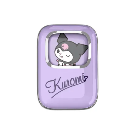 KABELLOSE KUROMI-KOPFHÖRER MIT SCHIEBE-LADEETUI UND LED-LICHT, OFFIZIELL VON KUROMI LIZENZIERT - The Shop Gamer
