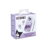 ÉCOUTEURS SANS FIL KUROMI AVEC ÉTUI DE CHARGE COULISSANT ET LUMIÈRE LED, SOUS LICENCE OFFICIELLE KUROMI - The Shop Gamer