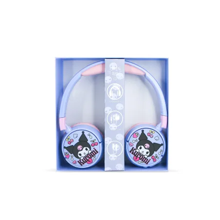CASQUE ENFANT SANS FIL KUROMI AVEC CONTRÔLE PARENTAL DU VOLUME ET CÂBLE DE PARTAGE AUDIO - The Shop Gamer