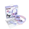 AURICULARES INFANTILES SIN CABLE KUROMI CON CONTROL PARENTAL DE VOLUMEN Y CABLE PARA COMPARTIR AUDIO