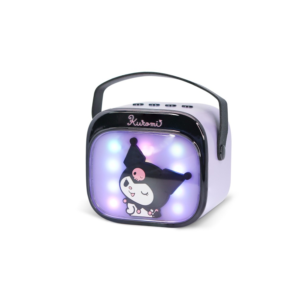 ALTAVOZ DE KARAOKE INALÁMBRICO CON MICRÓFONO Y LUCES LED KUROMI COMPATIBLE CON CUALQUIER FUENTE DE SONIDO BLUETOOTH