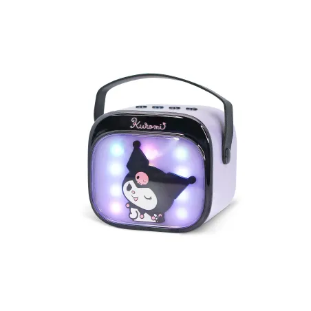 ALTOPARLANTE KARAOKE SENZA FILI CON MICROFONO E LUCI LED KUROMI COMPATIBILE CON QUALSIASI SORGENTE AUDIO BLUETOOTH - The Shop Ga