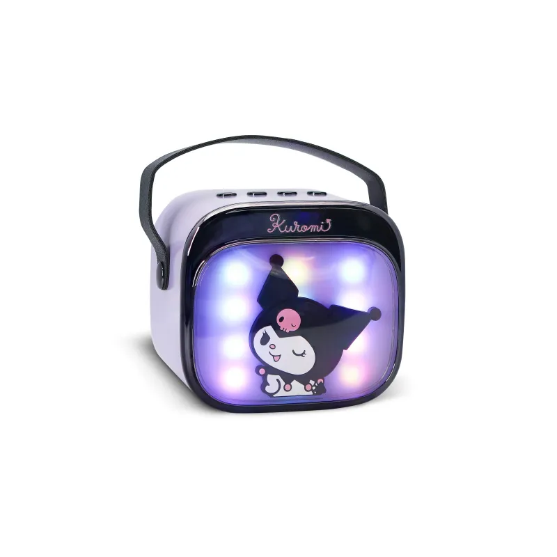 ALTOPARLANTE KARAOKE SENZA FILI CON MICROFONO E LUCI LED KUROMI COMPATIBILE CON QUALSIASI SORGENTE AUDIO BLUETOOTH - The Shop Ga