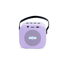 ALTAVOZ DE KARAOKE INALÁMBRICO CON MICRÓFONO Y LUCES LED KUROMI COMPATIBLE CON CUALQUIER FUENTE DE SONIDO BLUETOOTH