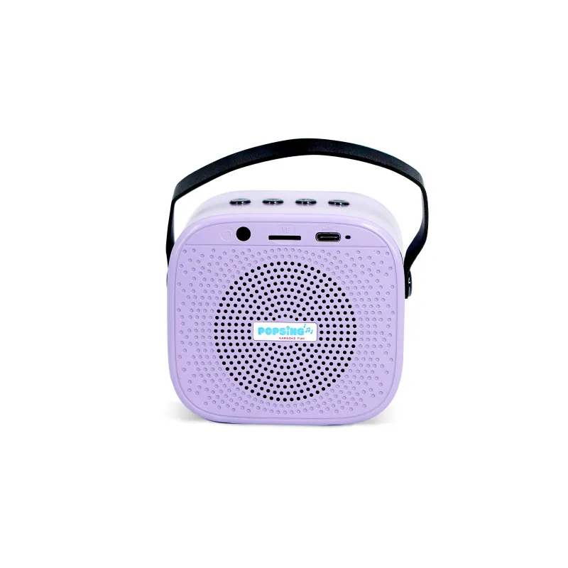 ALTOPARLANTE KARAOKE SENZA FILI CON MICROFONO E LUCI LED KUROMI COMPATIBILE CON QUALSIASI SORGENTE AUDIO BLUETOOTH - The Shop Ga