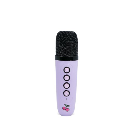 ALTAVOZ DE KARAOKE INALÁMBRICO CON MICRÓFONO Y LUCES LED KUROMI COMPATIBLE CON CUALQUIER FUENTE DE SONIDO BLUETOOTH