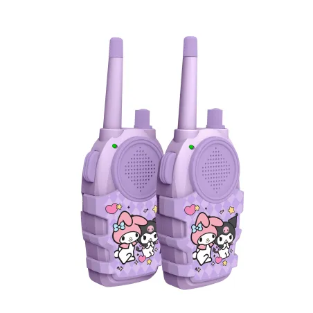 SET WALKIE TALKIES PER BAMBINI KUROMI, A PILE (NON INCLUSE), VIOLA E NERO - The Shop Gamer