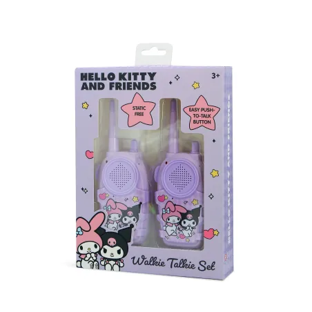 SET WALKIE TALKIES PER BAMBINI KUROMI, A PILE (NON INCLUSE), VIOLA E NERO - The Shop Gamer