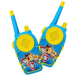 CONJUNTO DE WALKIE TALKIES INFANTILES PATRULLA CANINA INTERCOMUNICADORES A PILAS (NO INCLUIDAS)