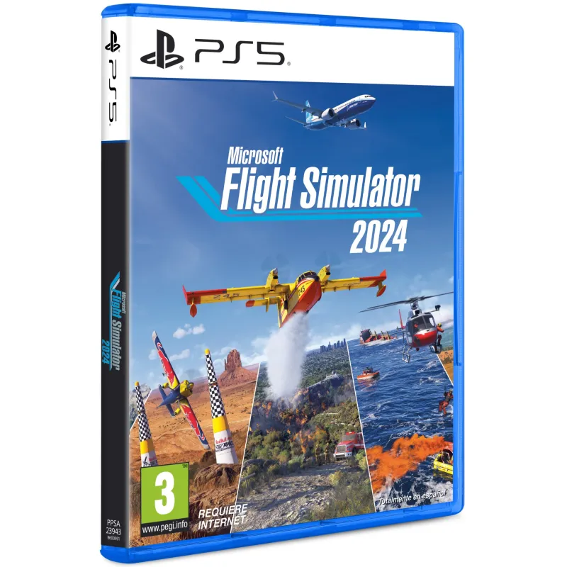 MICROSOFT FLIGHT SIMULATOR 2024 PS5 FYSIEKE GAME VOOR PLAYSTATION 5, SPAANSE VERSIE, EUROPESE GARANTIE - The Shop Gamer