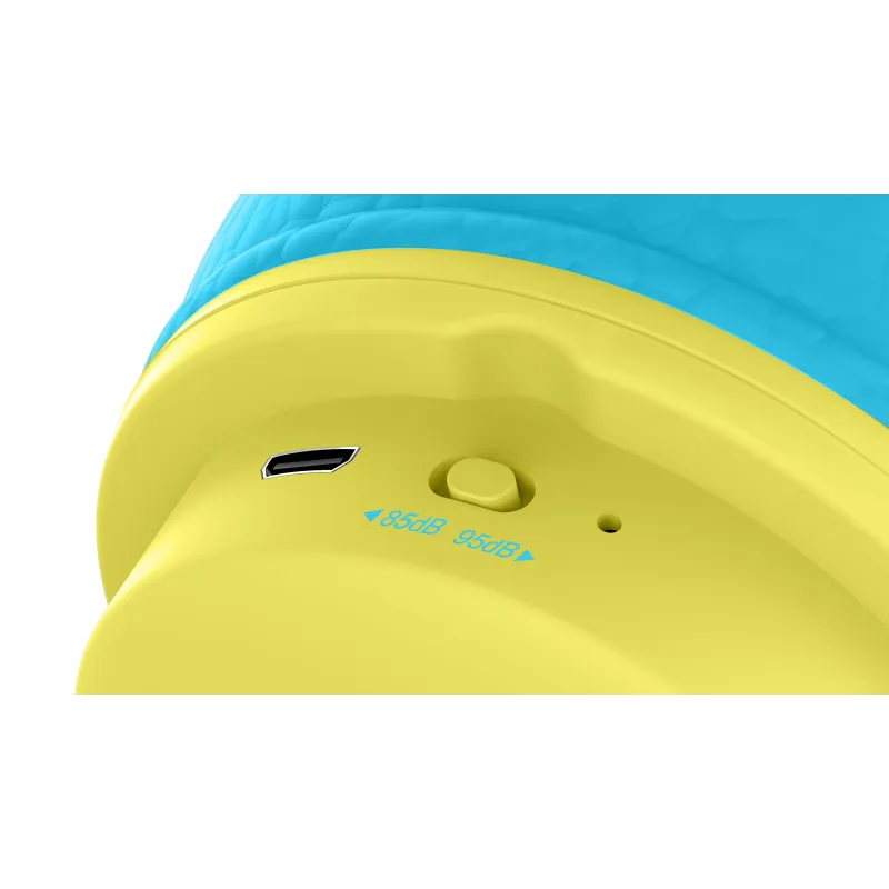 KIDS' WIRELESS HEADPHONES, BOB ESPONJA, WITH PARENTAL VOLUME CONTROL AND AUDIO SHARING CABLE - The Shop Gamer