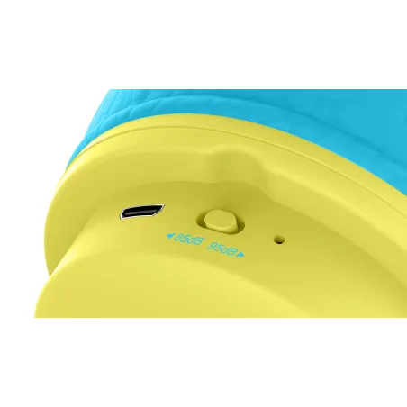 KIDS' WIRELESS HEADPHONES, BOB ESPONJA, WITH PARENTAL VOLUME CONTROL AND AUDIO SHARING CABLE - The Shop Gamer