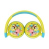 AURICULARES INFANTILES SIN CABLE BOB ESPONJA CON CONTROL PARENTAL DE VOLUMEN Y CABLE PARA COMPARTIR AUDIO