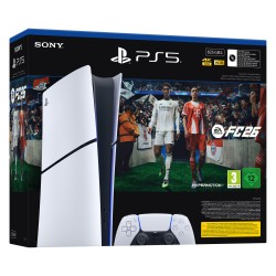 PS5 DIGITAL Y JUEGO EA SPORTS FC26 EN FORMATO DE DESCARGA DIGITAL CONSOLA PLAYSTATION 5 DIGITAL VERSIÓN ESPAÑOLA GARANTÍA EU