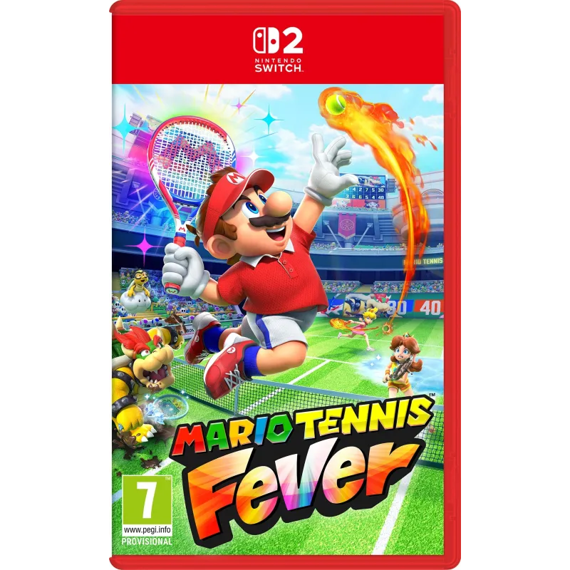 MARIO TENNIS FEVER SWITCH2 GIOCO FISICO PER NINTENDO SWITCH 2, VERSIONE SPAGNOLA, GARANZIA EUROPEA - The Shop Gamer