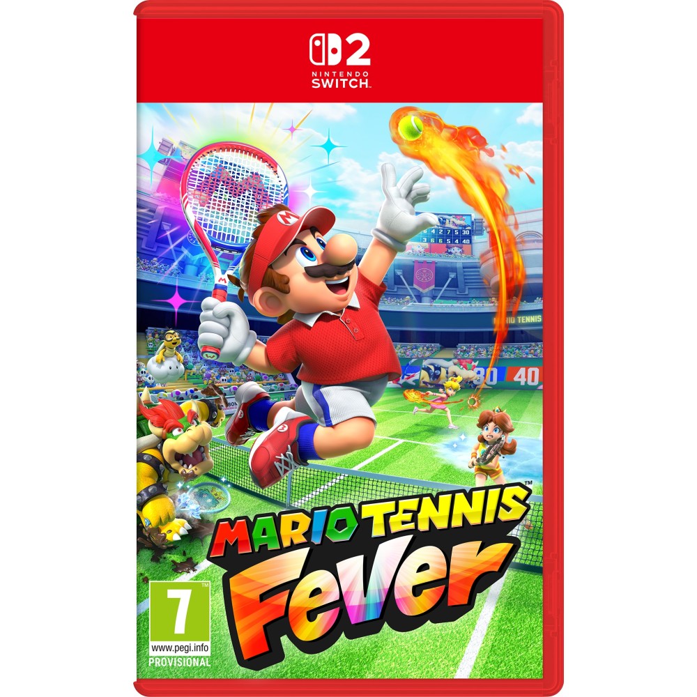 PREVENTA MARIO TENNIS FEVER SWITCH2 JUEGO FÍSICO PARA NINTENDO SWITCH 2 VERSIÓN ESPAÑOLA GARANTÍA EUROPEA EUROPEAN WARRANTY