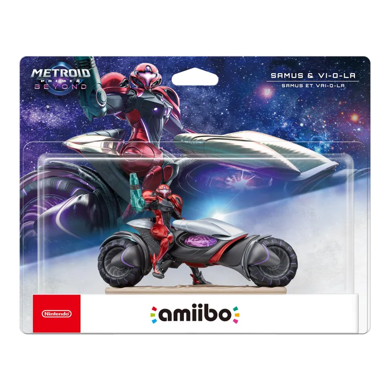 SAMUS & VIOLA AMIIBO FIGURE, METROID PRIME 4 COLLECTION FOR NINTENDO SWITCH, SPANISH VERSION, EUROPEAN WARRANTY - The Shop Gamer