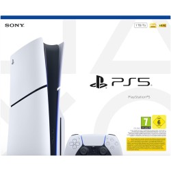 PLAYSTATION 5 MODELO SLIM CON LECTOR DE DISCO VERSIÓN ESPAÑOLA GARANTÍA EUROPEA. SPANISH VERSION EUROPEAN WARRANTY