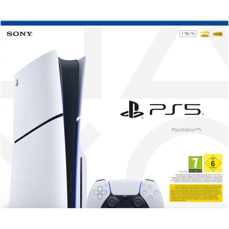 PLAYSTATION 5 SLIM AVEC LECTEUR DE DISQUE, VERSION ESPAGNOLE, GARANTIE EUROPÉENNE - The Shop Gamer