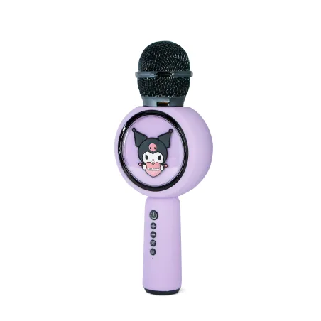 KUROMI WIRELESS KARAOKE MICROPHONE WITH LED LIGHTS, WORKS WITH ANY BLUETOOTH AUDIO SOURCE, OFFICIALLY LICENSED KUROMI - The Shop