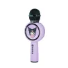 MICROFONE DE KARAOKE SEM FIOS COM LED KUROMI, COMPATÍVEL COM QUALQUER ÁUDIO BLUETOOTH, LICENÇA OFICIAL KUROMI - The Shop Gamer