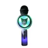 MICROFONE DE KARAOKE SEM FIOS COM LED KUROMI, COMPATÍVEL COM QUALQUER ÁUDIO BLUETOOTH, LICENÇA OFICIAL KUROMI - The Shop Gamer