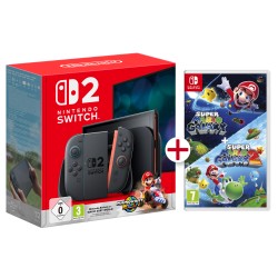 NINTENDO SWITCH 2 CON MARIO KART WORLD + SUPER MARIO GALAXY 1y2 VERSIÓN ESPAÑOLA