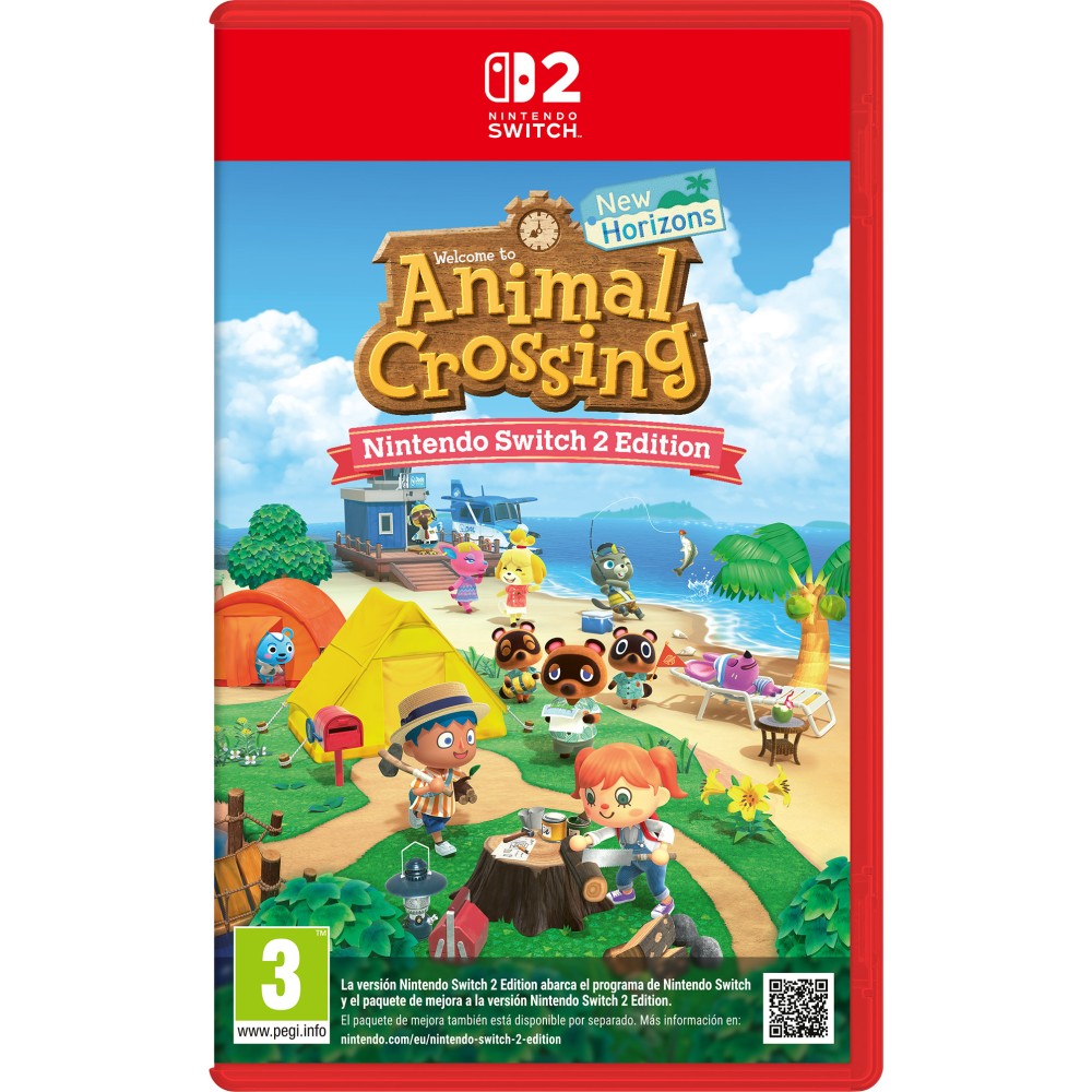 ANIMAL CROSSING NEW HORIZONS NINTENDO SWITCH 2 EDITION JUEGO FÍSICO PARA NINTENDO SWITCH2 VERSIÓN ESPAÑOLA GARANTÍA EU