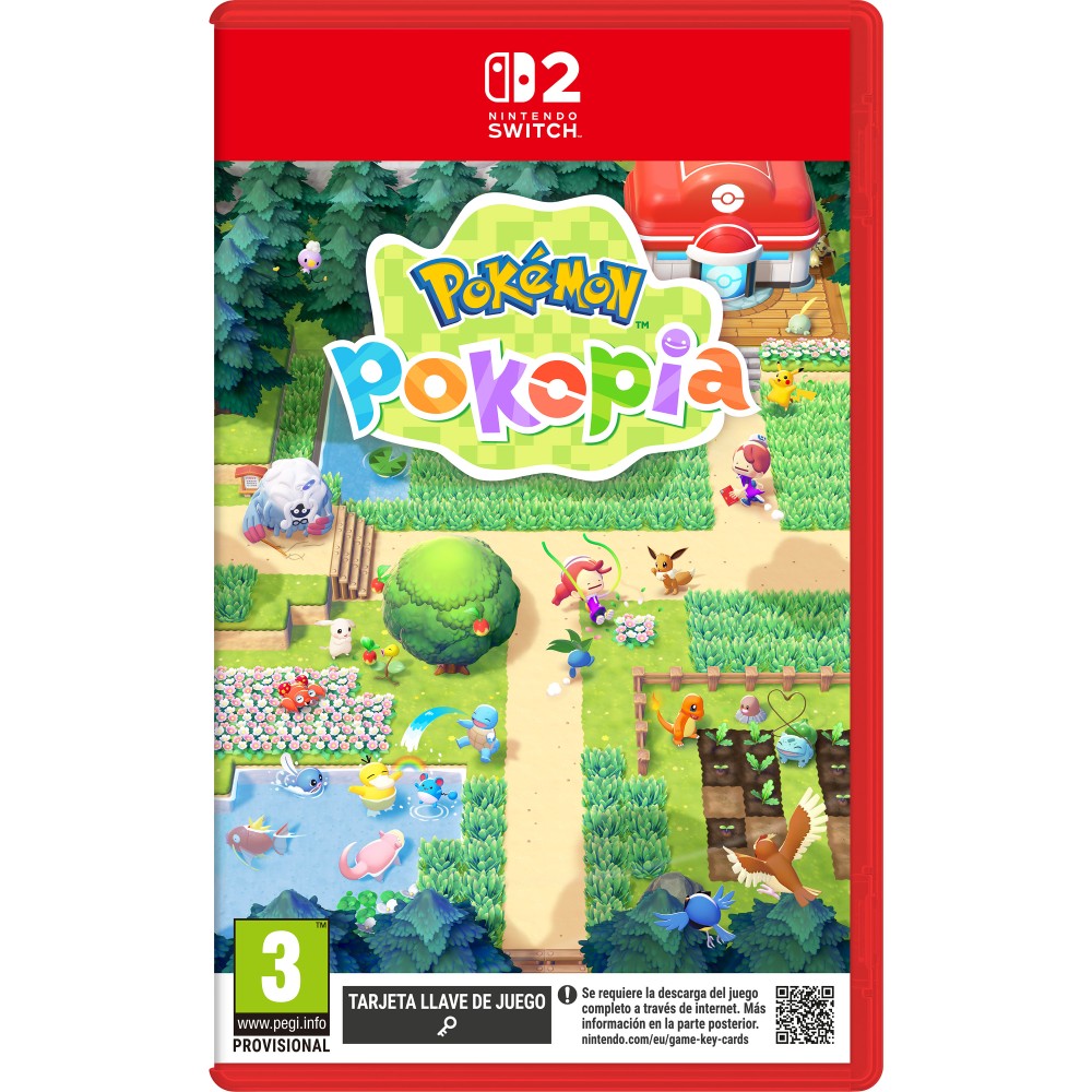 PREVENTA POKEMON POKOPIA SWITCH 2 TARJETA LLAVE DE JUEGO PARA NINTENDO SWITCH 2 VERSIÓN ESPAÑOLA GARANTÍA EUROPEA EU WARRANTY