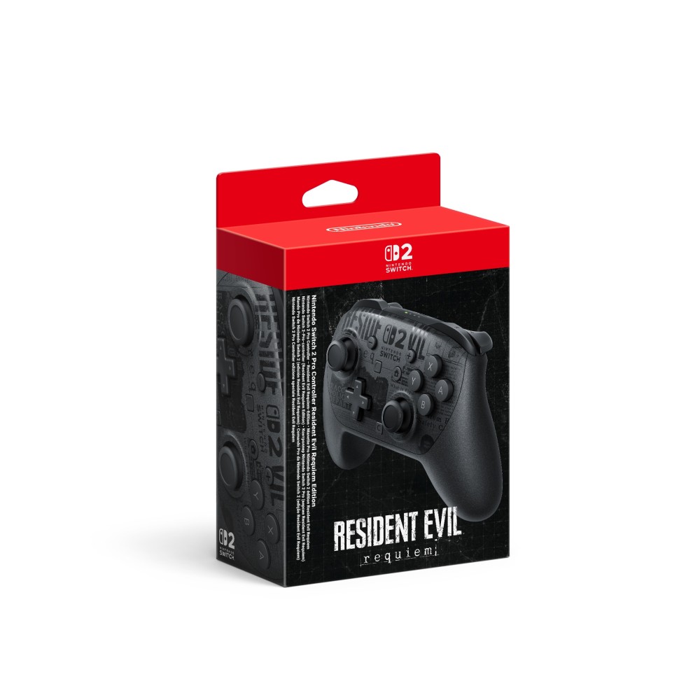 PREVENTA NINTENDO SWITCH 2 PRO CONTROLLER RESIDENT EVIL REQUIEM EDITION MANDO PRO PARA NINTENDO SWITCH 2 EDICIÓN LIMITADA