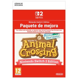 ANIMAL CROSSING: NEW HORIZONS NINTENDO SWITCH 2 EDITION UPGRADE PACK CÓDIGO DESCARGA DIGITAL PACK MEJORA REQUIERE JUEGO COMPLETO