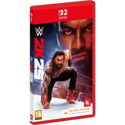 WWE 2K25 SWITCH 2 CAJA CON CÓDIGO DE DESCARGA DIGITAL PARA NINTENDO SWITCH 2 VERSIÓN ESPAÑOLA GARANTÍA EUROPEA