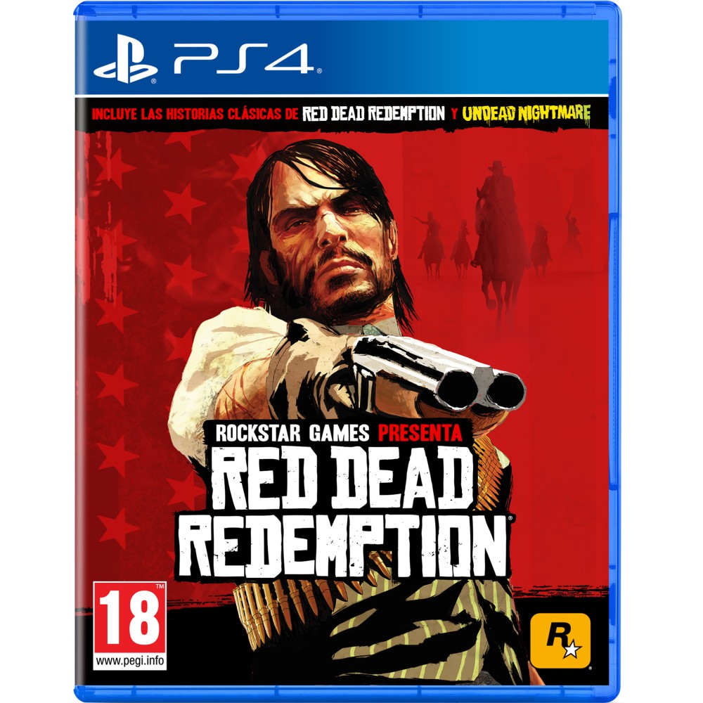RED DEAD REDEMPTION PS4 JUEGO FÍSICO PARA PLAYSTATION 4 VERSIÓN ESPAÑOLA GARANTÍA EUROPEA EUROPEAN WARRANTY