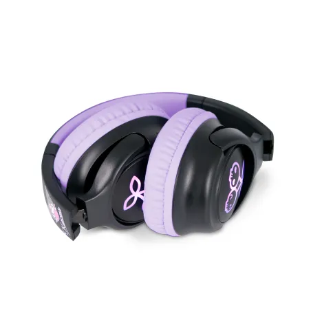 KUROMI FOLDABLE WIRELESS HEADPHONES WITH LED LIGHT AND OFFICIAL LICENCE - The Shop Gamer