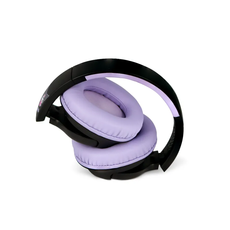 CUFFIE WIRELESS PIEGHEVOLI KUROMI CON LUCE LED E LICENZA UFFICIALE - The Shop Gamer