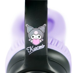 AURICULARES INALÁMBRICOS KUROMI PLEGABLES CON LUZ LED Y LICENCIA OFICIAL