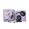 CUFFIE WIRELESS PIEGHEVOLI KUROMI CON LUCE LED E LICENZA UFFICIALE - The Shop Gamer
