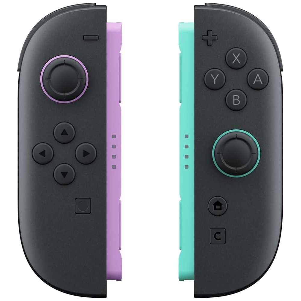JOY-CON 2 PAREJA PÚRPURA/VERDE MANDOS PARA NINTENDO SWITCH 2 VERSIÓN ESPAÑOLA GARANTÍA EUROPEA EUROPEAN WARRANTY
