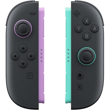 JOY-CON 2 PAREJA PÚRPURA/VERDE MANDOS PARA NINTENDO SWITCH 2 VERSIÓN ESPAÑOLA GARANTÍA EUROPEA EUROPEAN WARRANTY