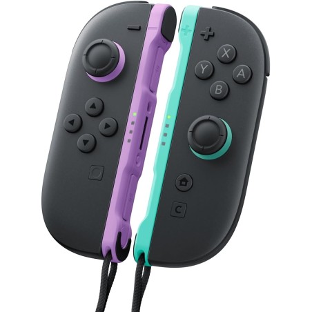 JOY-CON 2 PAREJA PÚRPURA/VERDE MANDOS PARA NINTENDO SWITCH 2 VERSIÓN ESPAÑOLA GARANTÍA EUROPEA EUROPEAN WARRANTY