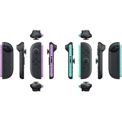 JOY-CON 2 PAREJA PÚRPURA/VERDE MANDOS PARA NINTENDO SWITCH 2 VERSIÓN ESPAÑOLA GARANTÍA EUROPEA EUROPEAN WARRANTY