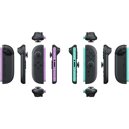 JOY-CON 2 PAREJA PÚRPURA/VERDE MANDOS PARA NINTENDO SWITCH 2 VERSIÓN ESPAÑOLA GARANTÍA EUROPEA EUROPEAN WARRANTY
