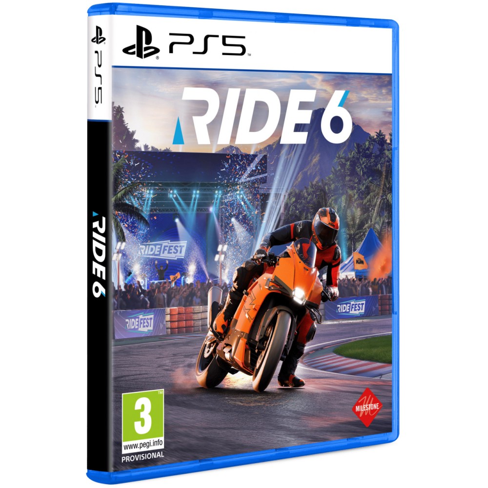 RIDE 6 PS5 JUEGO FÍSICO PARA PLAYSTATION 5 VERSIÓN ESPAÑOLA GARANTÍA EUROPEA EUROPEAN WARRANTY