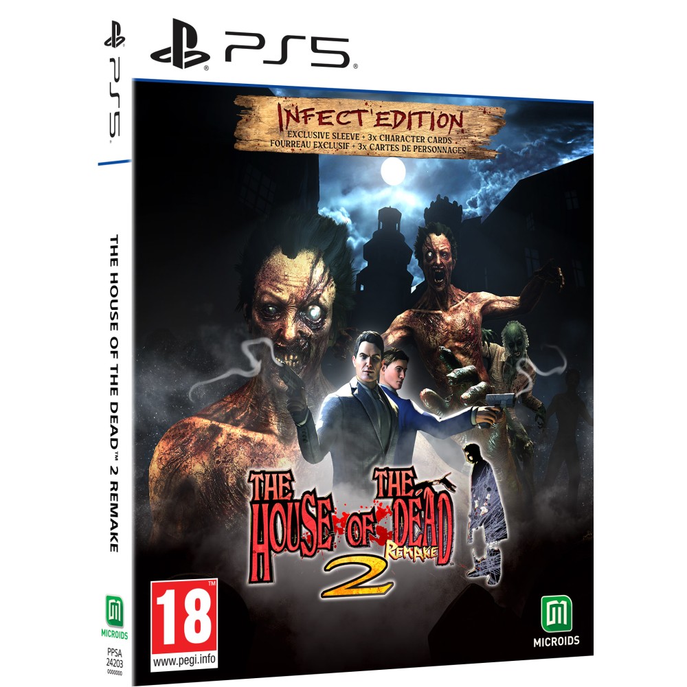 HOUSE OF THE DEAD 2 REMAKE INFECT EDITION PS5 JUEGO FÍSICO PARA PLAYSTATION 5 VERSIÓN ESPAÑOLA GARANTÍA EUROPEA WARRANT