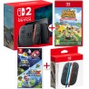 NINTENDO SWITCH 2 + ANIMAL CROSSING SWITCH 2 + SUPER MARIO GALAXY 1 Y 2 + JOYCON