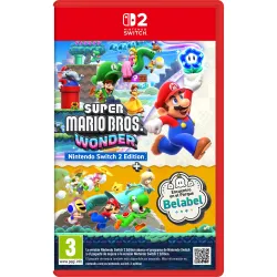 SUPER MARIO BROS. WONDER NINTENDO SWITCH 2 EDITION + BELABEL PARK MEET-UP SWITCH2 PHYSICAL GAME SPANISH VERSION - The Shop Gamer