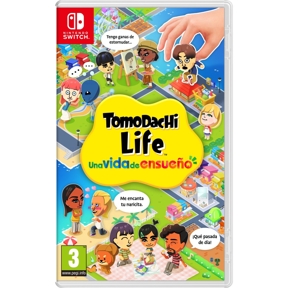 TOMODACHI LIFE UNA VIDA DE ENSUEÑO SWITCH JUEGO FÍSICO PARA NINTENDO SWITCH VERSIÓN ESPAÑOLA GARANTÍA EUROPEAN WARRANTY