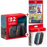 CONSOLA NINTENDO SWITCH 2 + JUEGO SUPER MARIO BROS WONDER NINTENDO SWITCH2 EDITION + PAREJA JOYCON 2 VERSIÓN ESPAÑOLA GARANT EU
