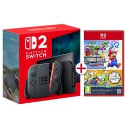 CONSOLA NINTENDO SWITCH 2 Y JUEGO SUPER MARIO BROS WONDER NINTENDO SWITCH2 EDITION VERSIÓN ESPAÑOLA GARANTÍA EUROPEA